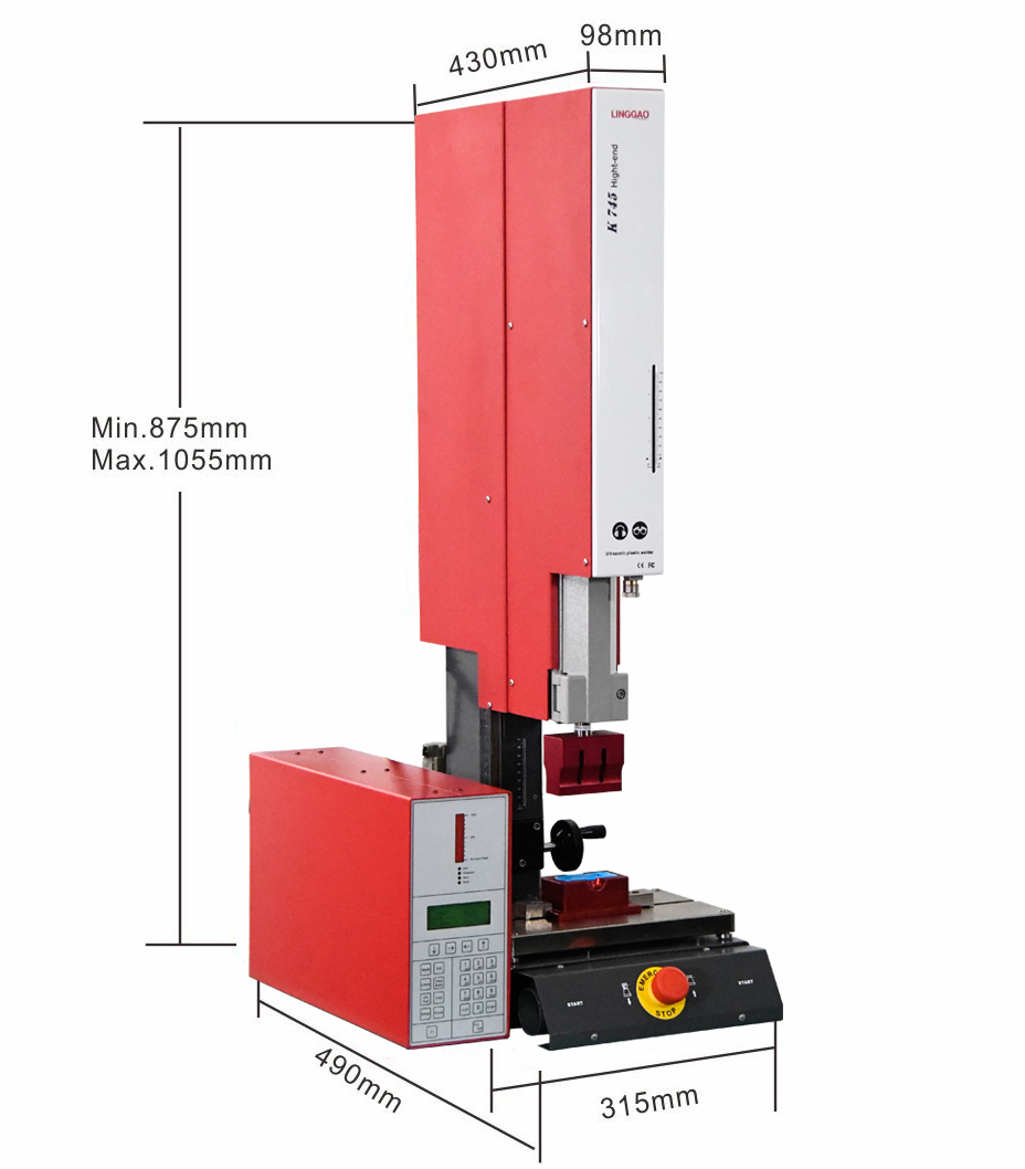 K745 High End靈高超聲波塑焊機